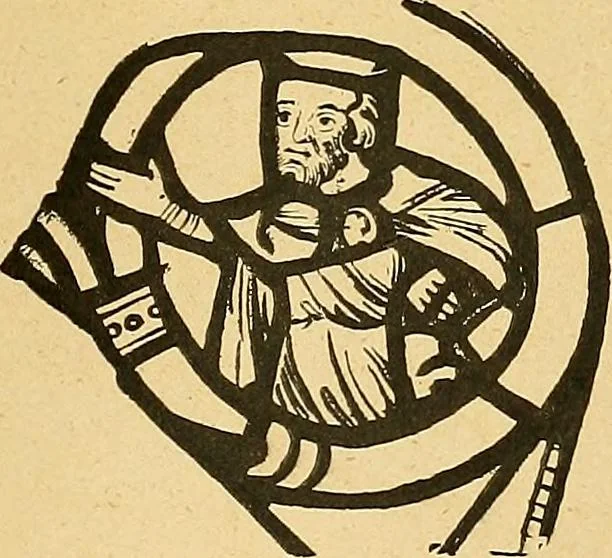 An illustration from Le vitrail; son histoire, ses manifestations à travers les âges et les peuples, 1896, leaf 12