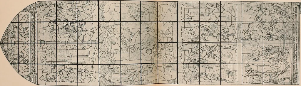 An illustration from Le vitrail; son histoire, ses manifestations à travers les âges et les peuples, 1896, leaf 132