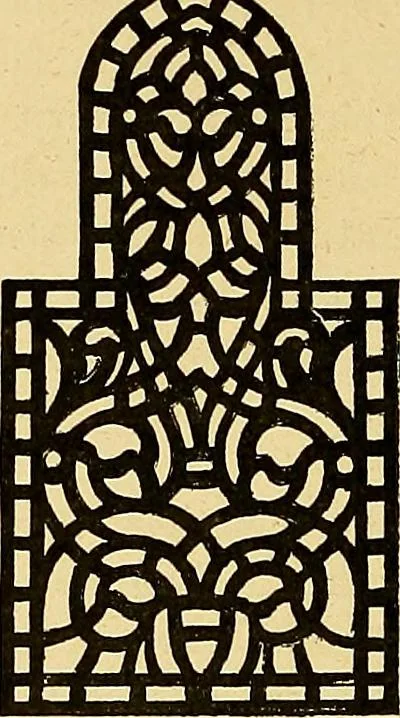 An illustration from Le vitrail; son histoire, ses manifestations à travers les âges et les peuples, 1896, leaf 139
