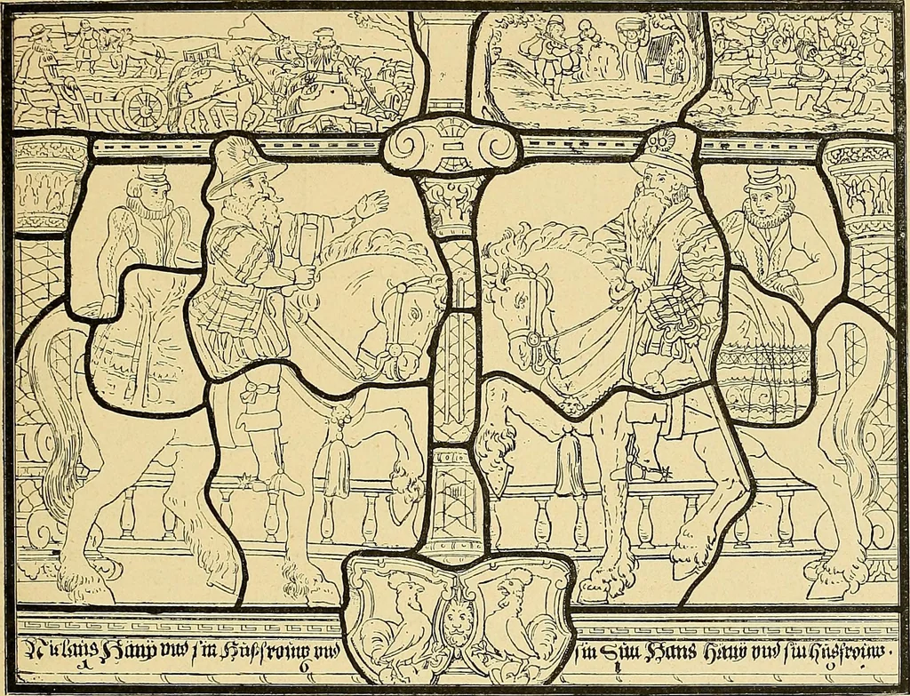 An illustration from Le vitrail; son histoire, ses manifestations à travers les âges et les peuples, 1896, leaf 144