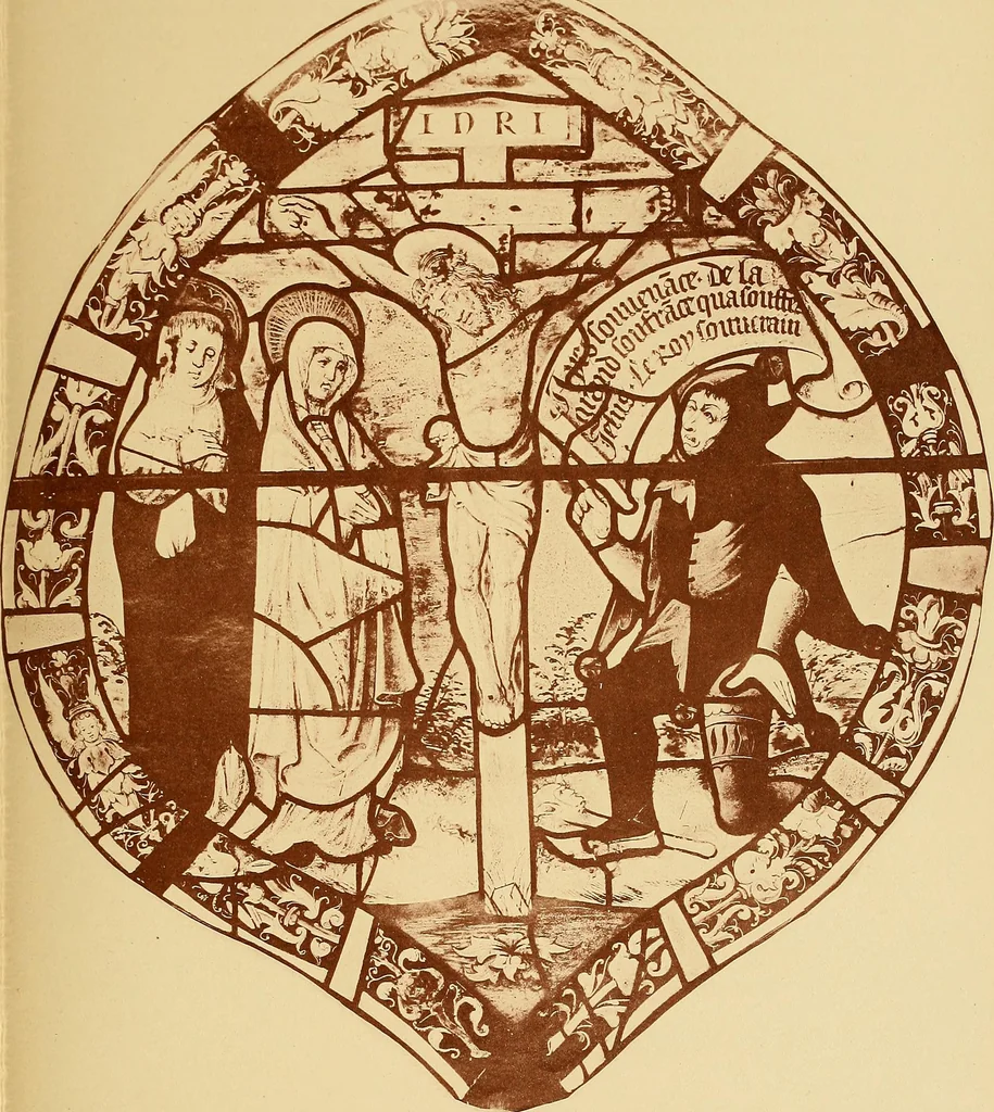 An illustration from Le vitrail; son histoire, ses manifestations à travers les âges et les peuples, 1896, leaf 146