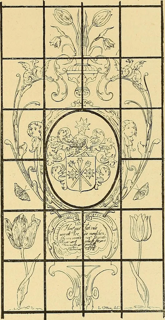 An illustration from Le vitrail; son histoire, ses manifestations à travers les âges et les peuples, 1896, leaf 170