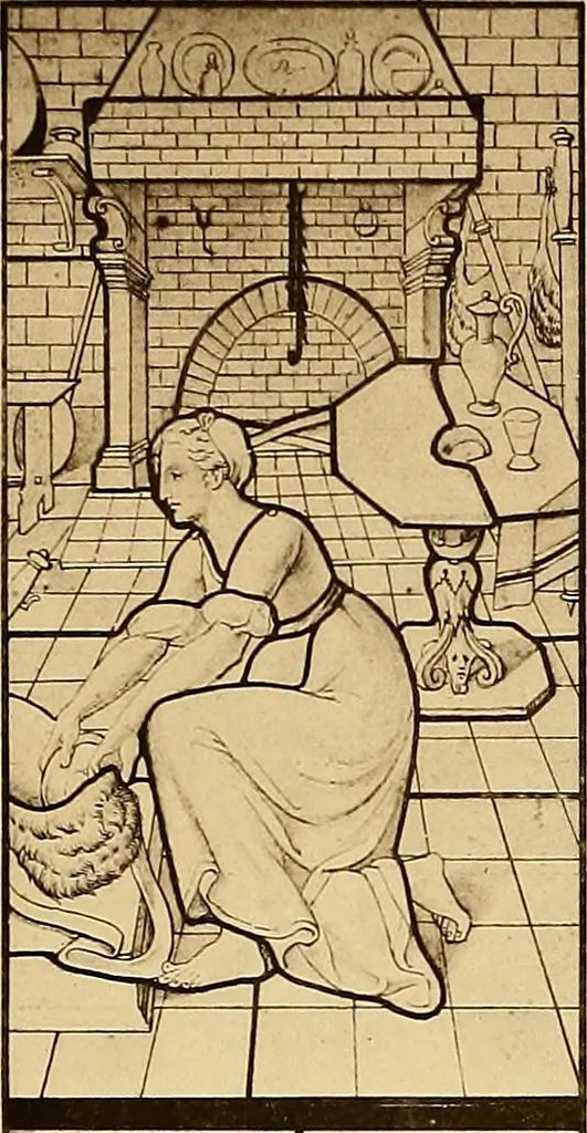An illustration from Le vitrail; son histoire, ses manifestations à travers les âges et les peuples, 1896, leaf 196