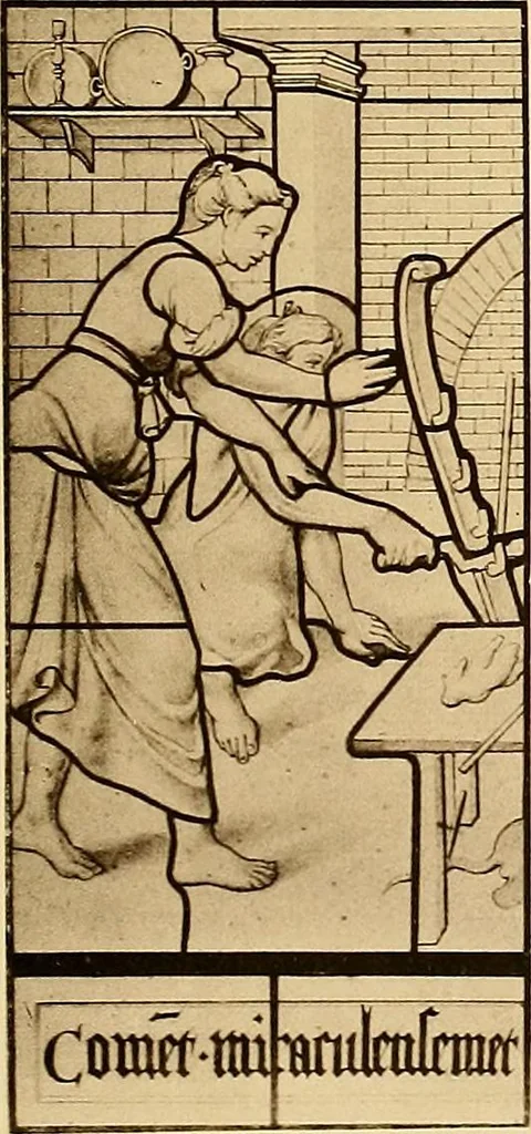 An illustration from Le vitrail; son histoire, ses manifestations à travers les âges et les peuples, 1896, leaf 196