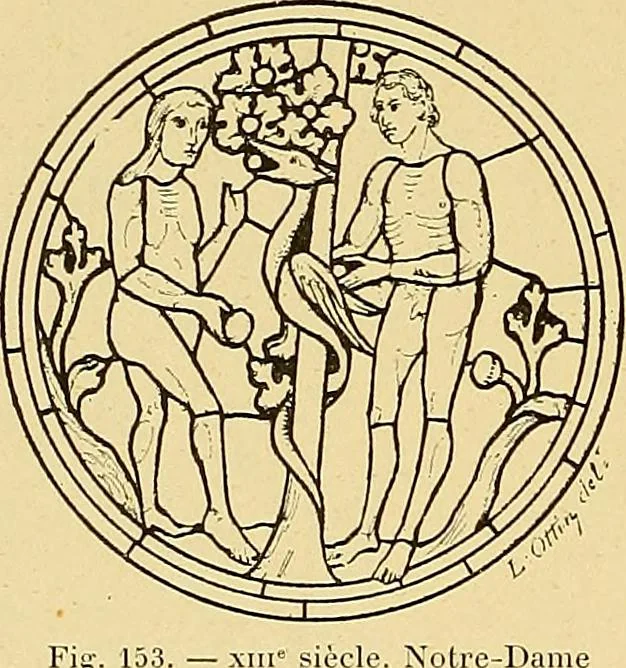 An illustration from Le vitrail; son histoire, ses manifestations à travers les âges et les peuples, 1896, leaf 205