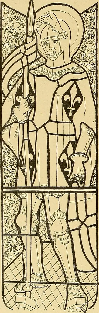 An illustration from Le vitrail; son histoire, ses manifestations à travers les âges et les peuples, 1896, leaf 219