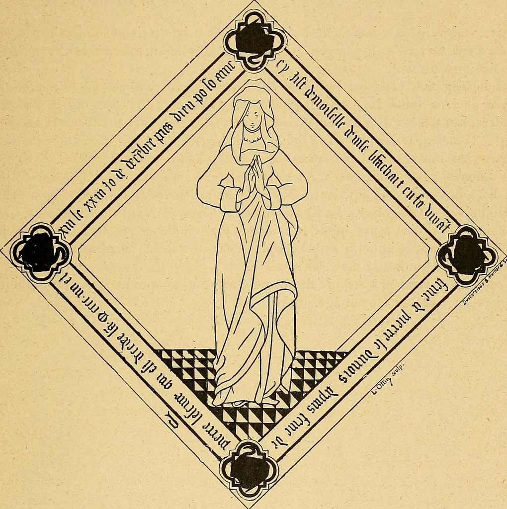 An illustration from Le vitrail; son histoire, ses manifestations à travers les âges et les peuples, 1896, leaf 22