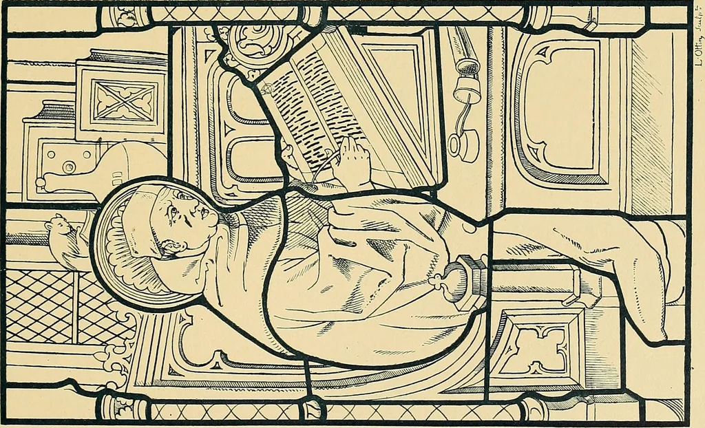 An illustration from Le vitrail; son histoire, ses manifestations à travers les âges et les peuples, 1896, leaf 224
