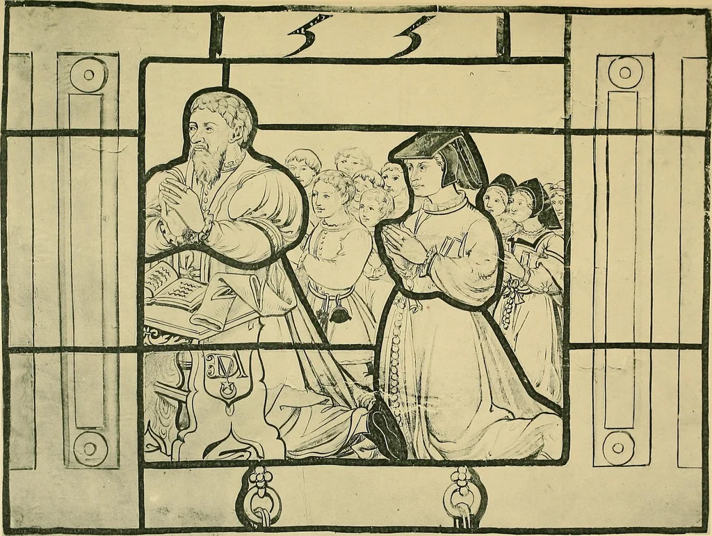 An illustration from Le vitrail; son histoire, ses manifestations à travers les âges et les peuples, 1896, leaf 238