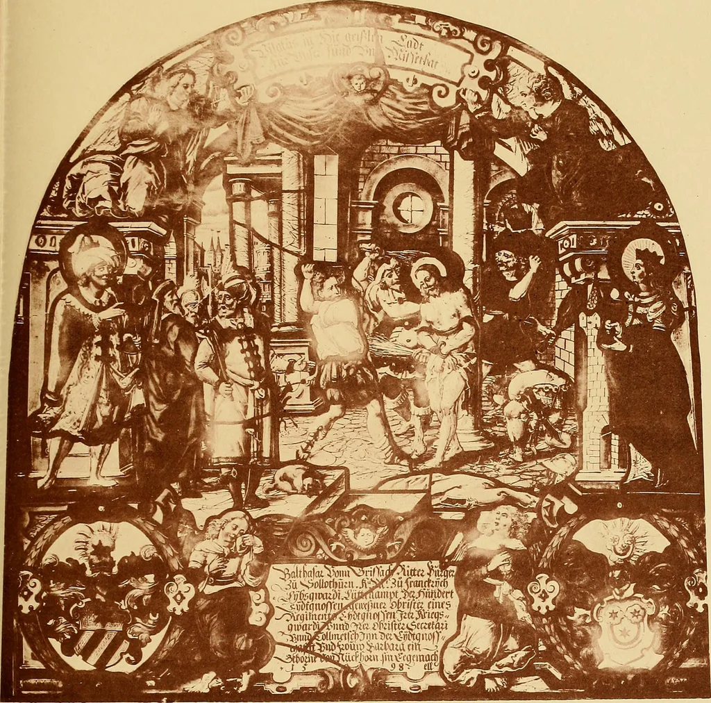 An illustration from Le vitrail; son histoire, ses manifestations à travers les âges et les peuples, 1896, leaf 266
