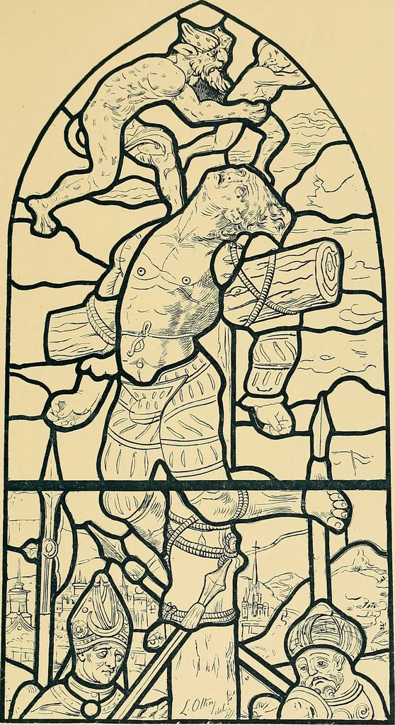 An illustration from Le vitrail; son histoire, ses manifestations à travers les âges et les peuples, 1896, leaf 294