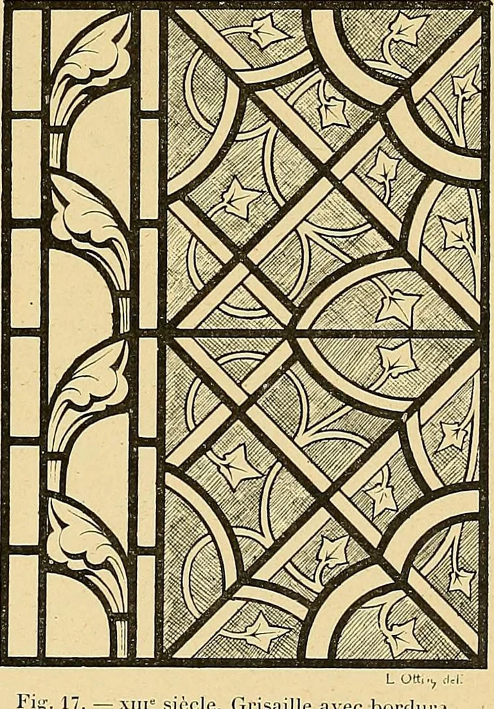 An illustration from Le vitrail; son histoire, ses manifestations à travers les âges et les peuples, 1896, leaf 38
