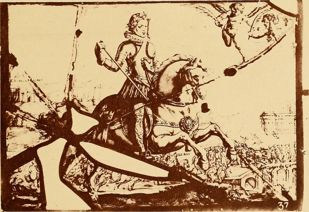 An illustration from Le vitrail; son histoire, ses manifestations à travers les âges et les peuples, 1896, leaf 388