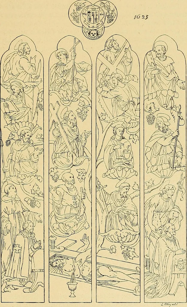 An illustration from Le vitrail; son histoire, ses manifestations à travers les âges et les peuples, 1896, leaf 392