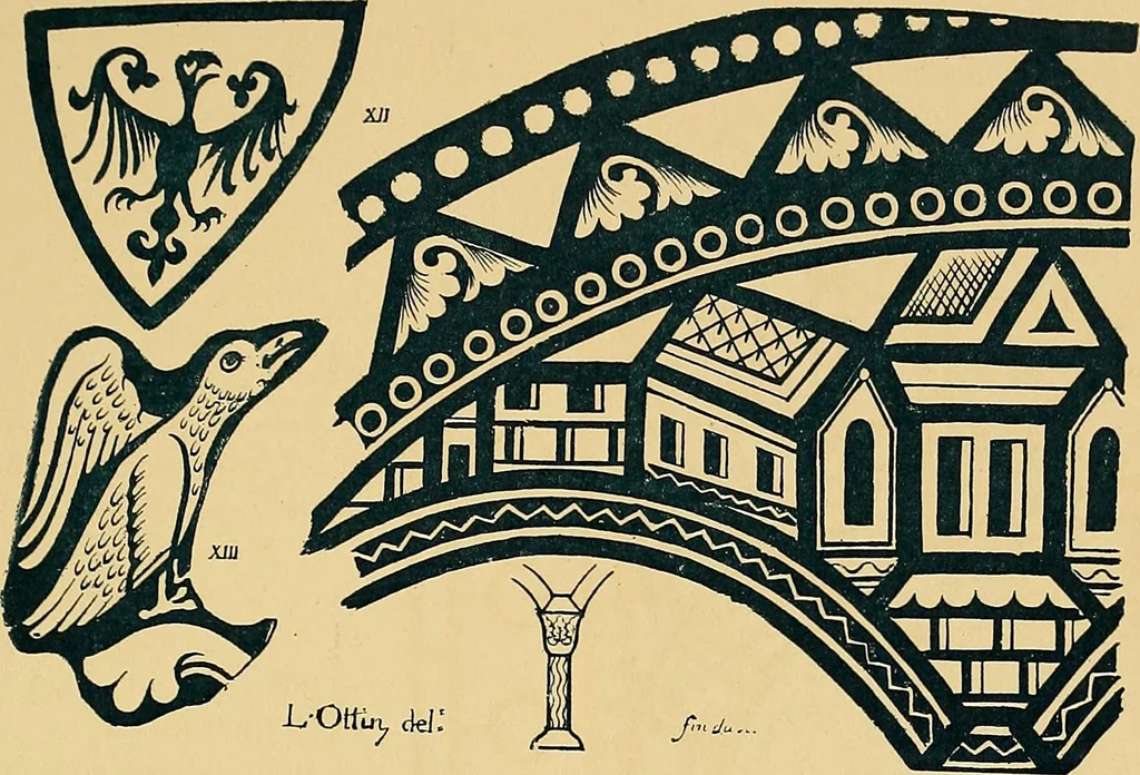 An illustration from Le vitrail; son histoire, ses manifestations à travers les âges et les peuples, 1896, leaf 40