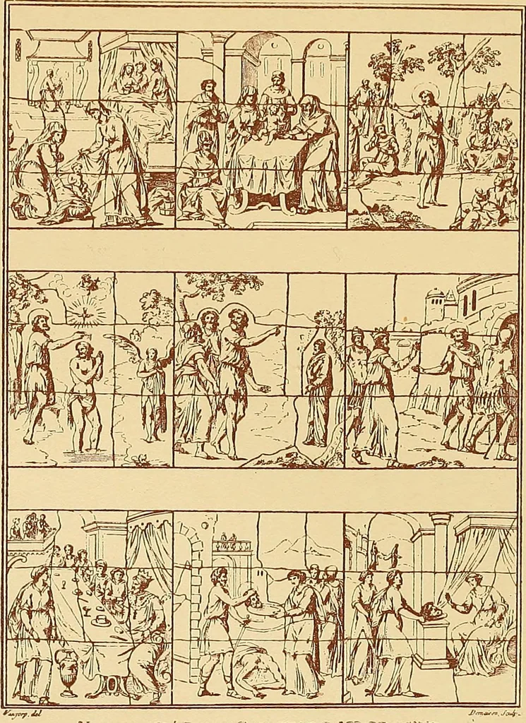 An illustration from Le vitrail; son histoire, ses manifestations à travers les âges et les peuples, 1896, leaf 414