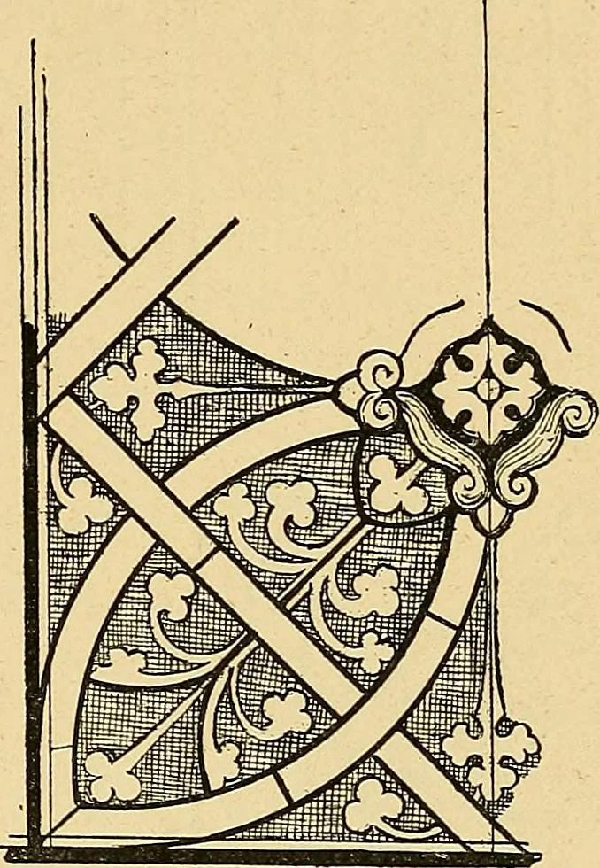 An illustration from Le vitrail; son histoire, ses manifestations à travers les âges et les peuples, 1896, leaf 42