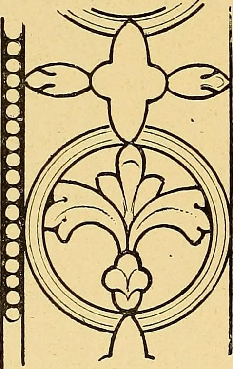 An illustration from Le vitrail; son histoire, ses manifestations à travers les âges et les peuples, 1896, leaf 43