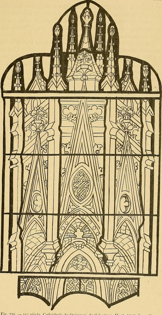 An illustration from Le vitrail; son histoire, ses manifestations à travers les âges et les peuples, 1896, leaf 440