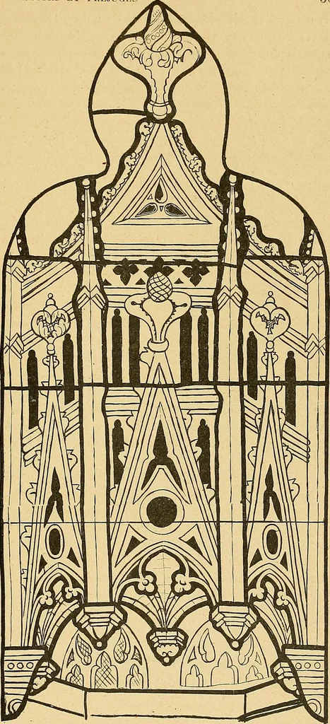 An illustration from Le vitrail; son histoire, ses manifestations à travers les âges et les peuples, 1896, leaf 446