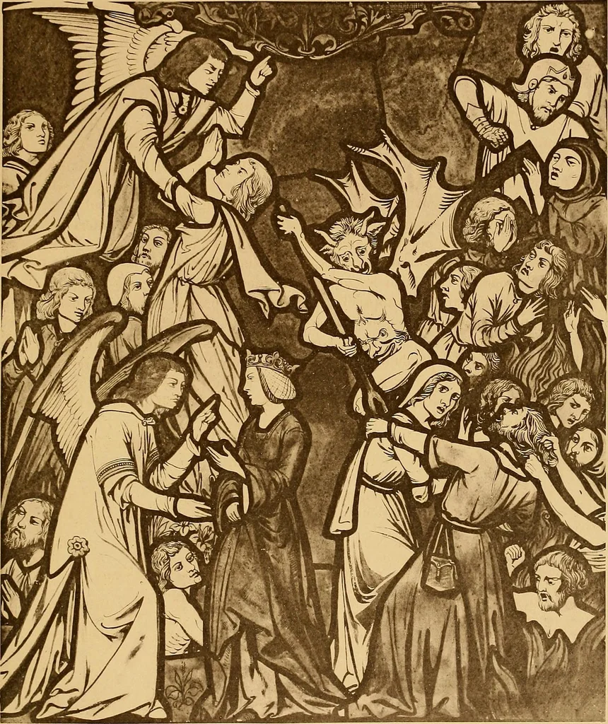 An illustration from Le vitrail; son histoire, ses manifestations à travers les âges et les peuples, 1896, leaf 448