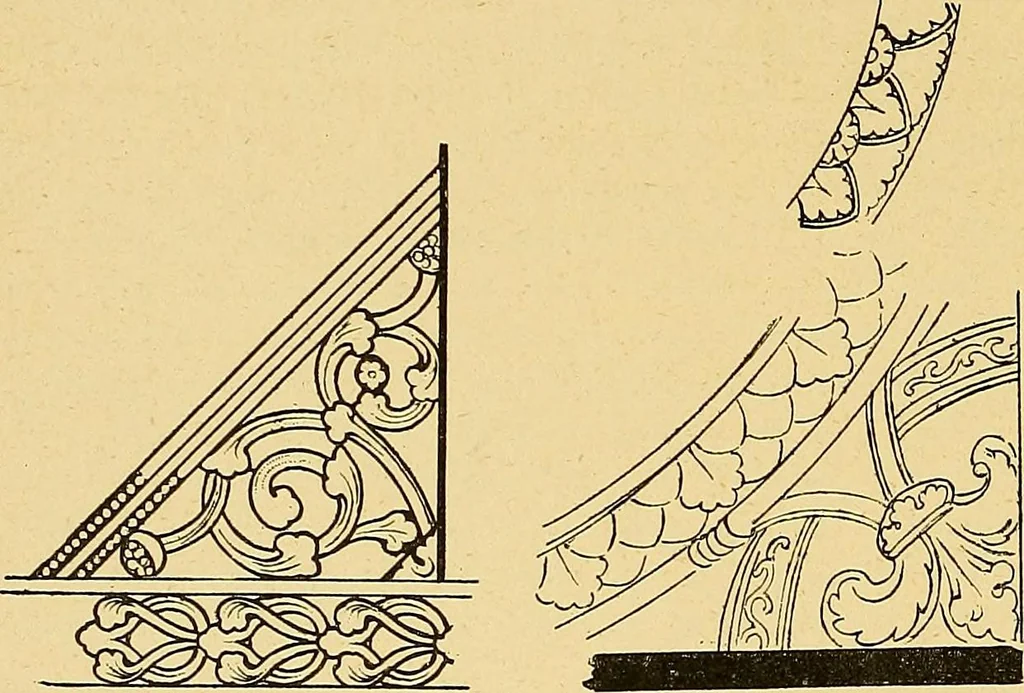 An illustration from Le vitrail; son histoire, ses manifestations à travers les âges et les peuples, 1896, leaf 45