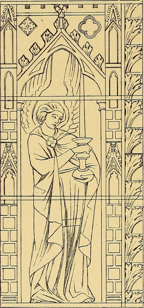 An illustration from Le vitrail; son histoire, ses manifestations à travers les âges et les peuples, 1896, leaf 47