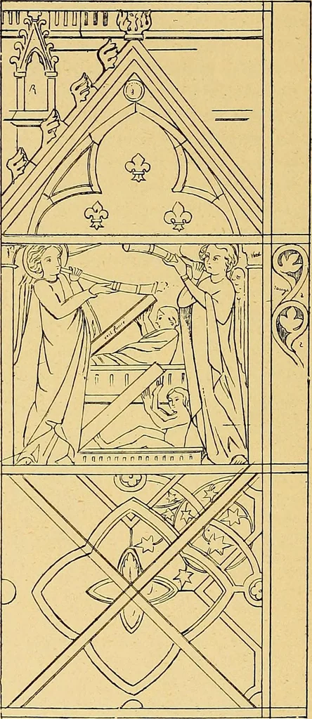 An illustration from Le vitrail; son histoire, ses manifestations à travers les âges et les peuples, 1896, leaf 47