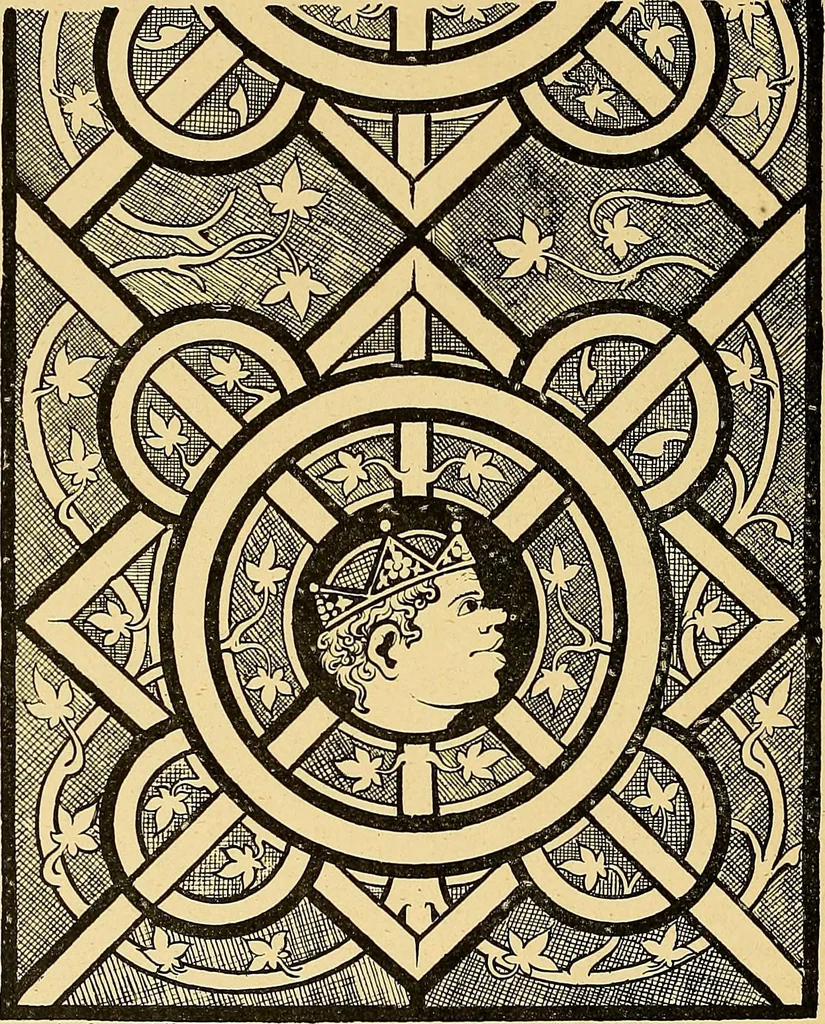 An illustration from Le vitrail; son histoire, ses manifestations à travers les âges et les peuples, 1896, leaf 49