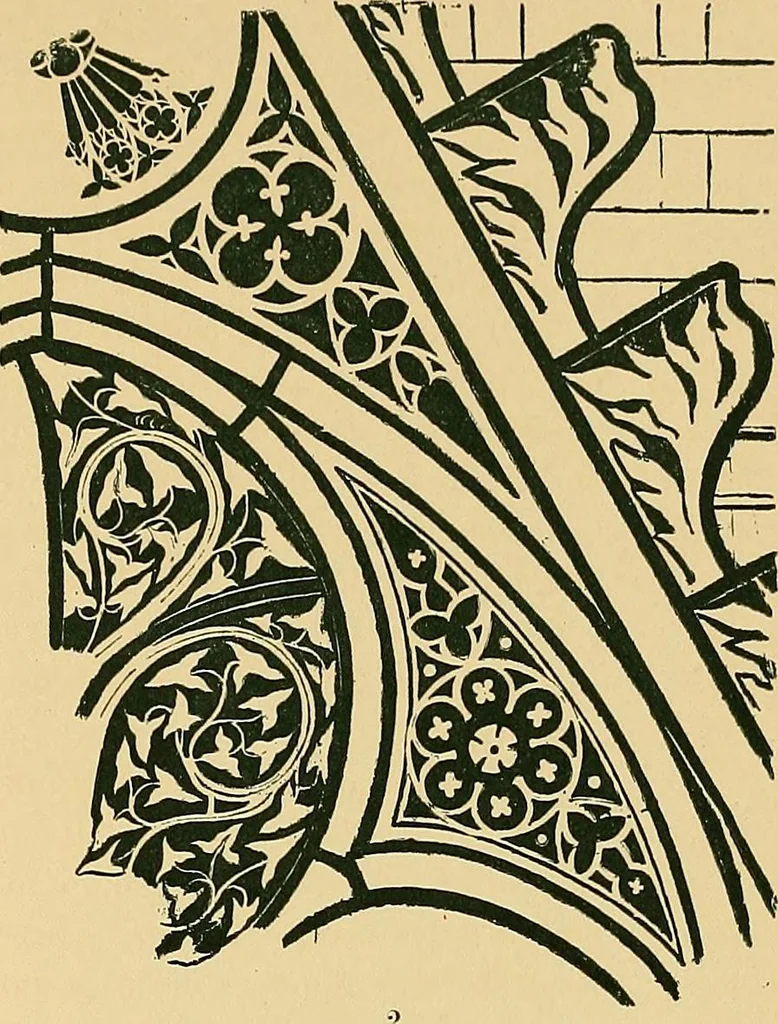 An illustration from Le vitrail; son histoire, ses manifestations à travers les âges et les peuples, 1896, leaf 54