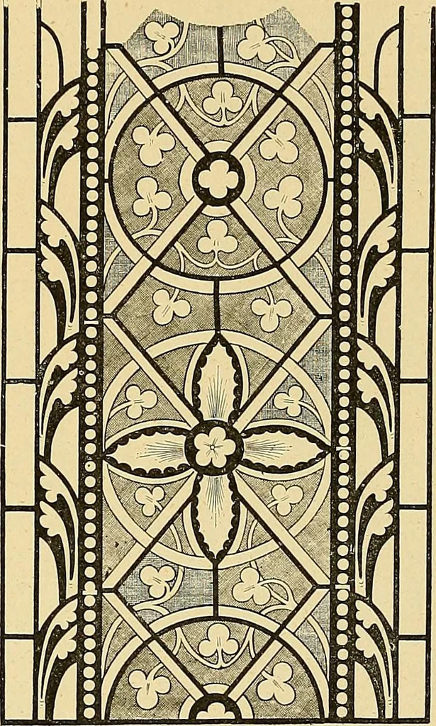 An illustration from Le vitrail; son histoire, ses manifestations à travers les âges et les peuples, 1896, leaf 56