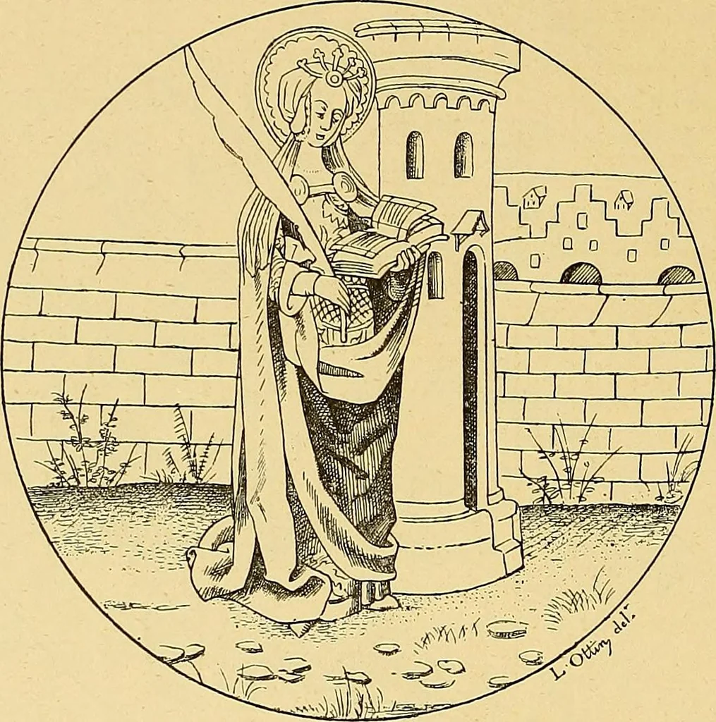 An illustration from Le vitrail; son histoire, ses manifestations à travers les âges et les peuples, 1896, leaf 61