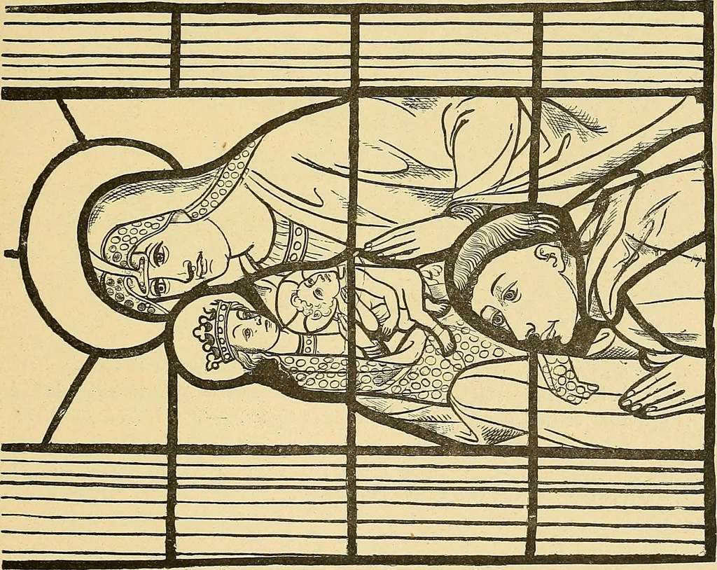 An illustration from Le vitrail; son histoire, ses manifestations à travers les âges et les peuples, 1896, leaf 64