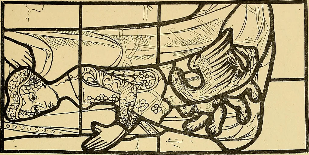 An illustration from Le vitrail; son histoire, ses manifestations à travers les âges et les peuples, 1896, leaf 66