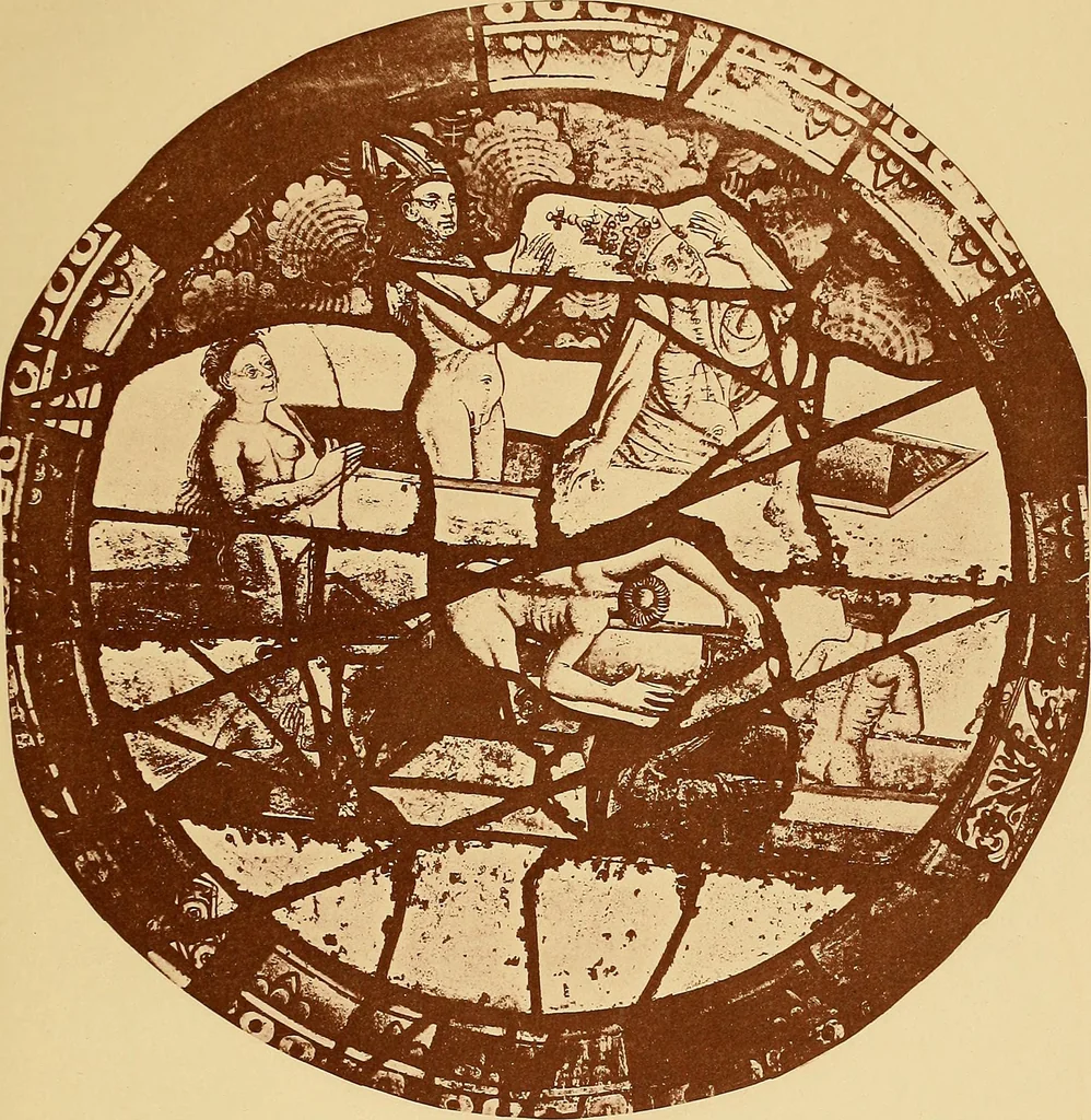 An illustration from Le vitrail; son histoire, ses manifestations à travers les âges et les peuples, 1896, leaf 68
