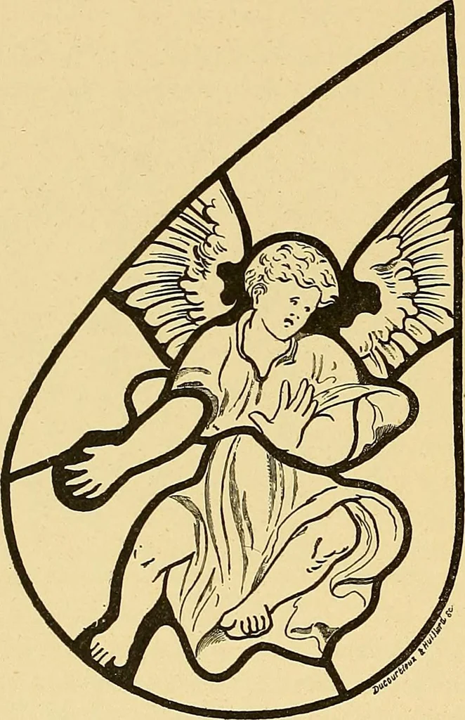 An illustration from Le vitrail; son histoire, ses manifestations à travers les âges et les peuples, 1896, leaf 77
