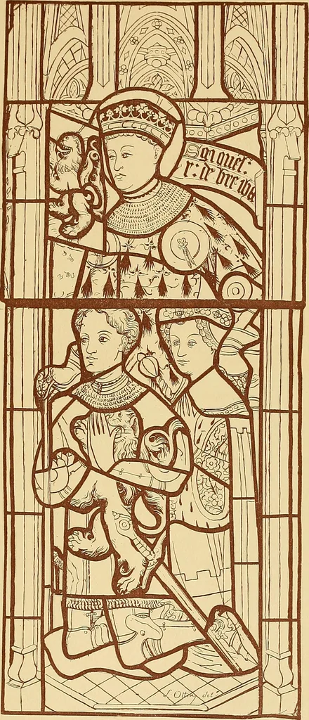 An illustration from Le vitrail; son histoire, ses manifestations à travers les âges et les peuples, 1896, leaf 82