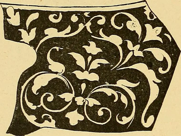 An illustration from Le vitrail; son histoire, ses manifestations à travers les âges et les peuples, 1896, leaf 91