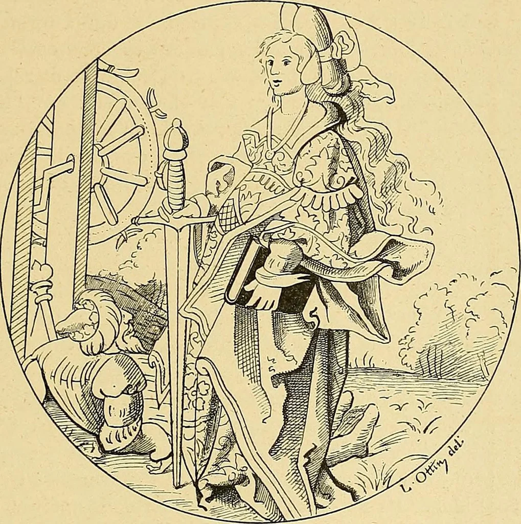 An illustration from Le vitrail; son histoire, ses manifestations à travers les âges et les peuples, 1896, leaf 94