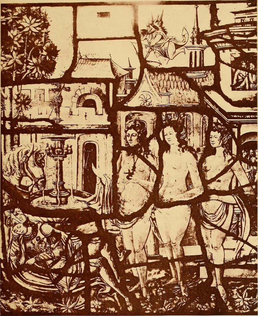 An illustration from Le vitrail; son histoire, ses manifestations à travers les âges et les peuples, 1896, leaf 96