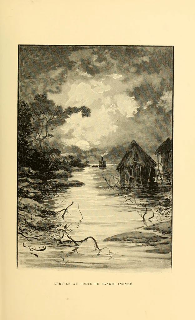 An illustration from Le voyage de mon fils au Congo, 1894, leaf 209