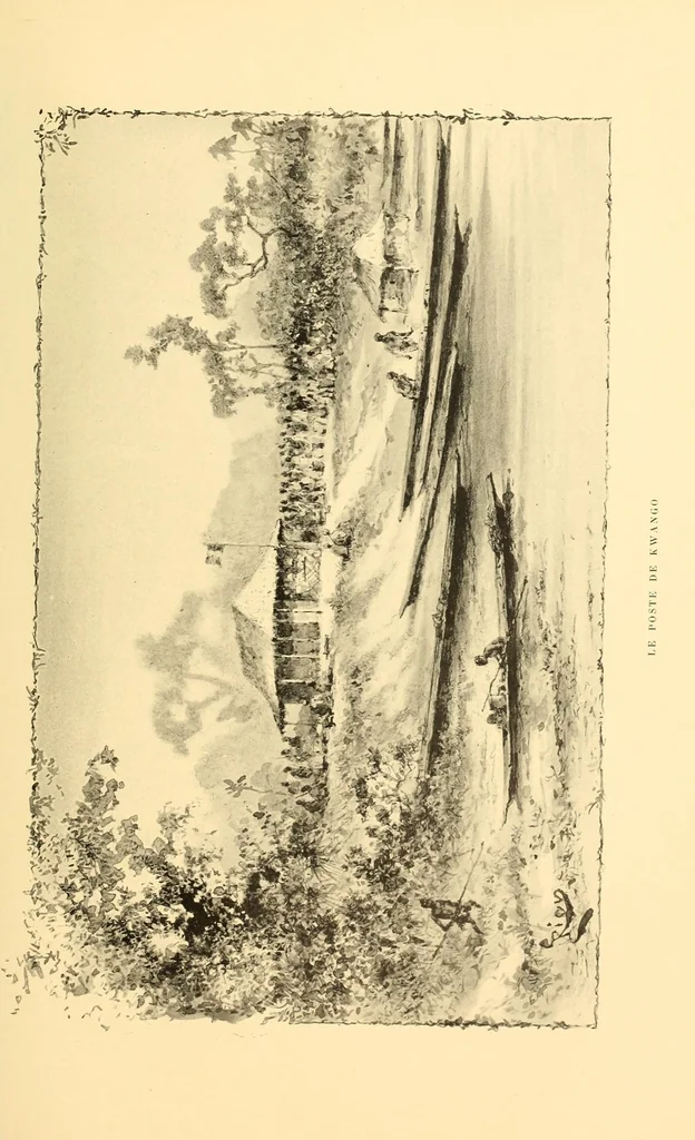 An illustration from Le voyage de mon fils au Congo, 1894, leaf 267
