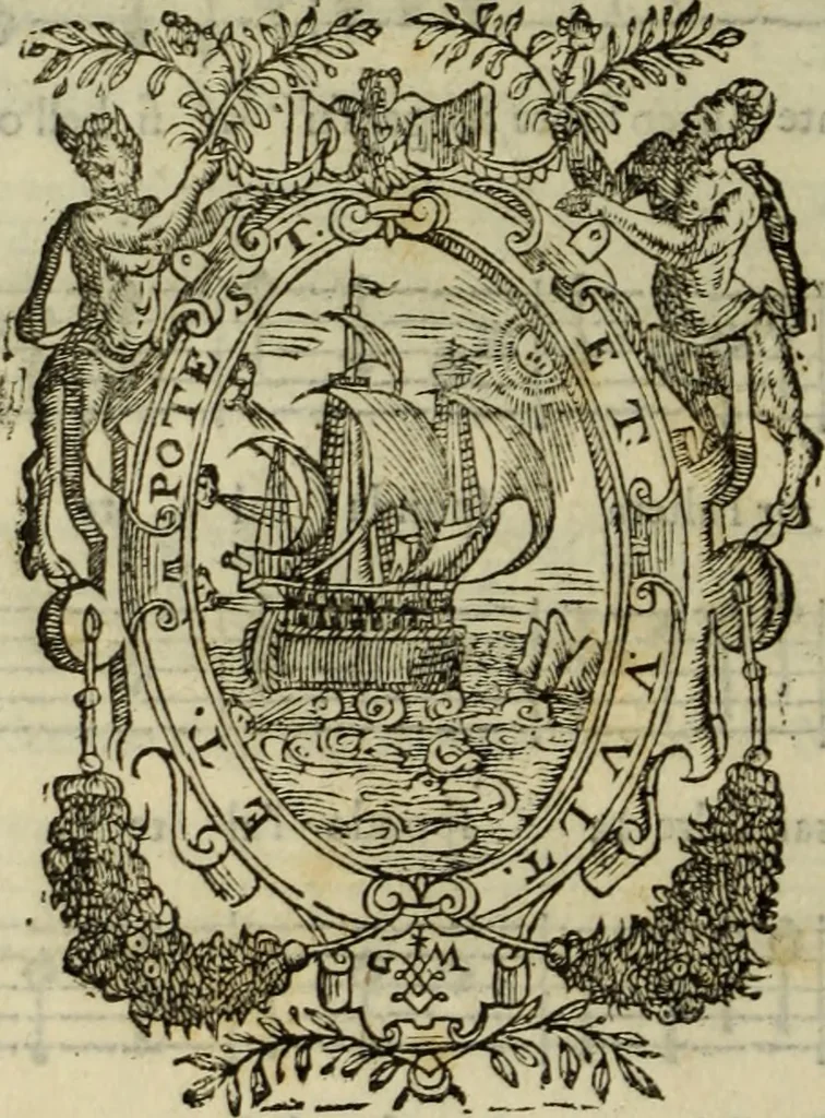 An illustration from L'Evridice : composta in mvsica in stile rappresentatiuo, 1600, leaf 69