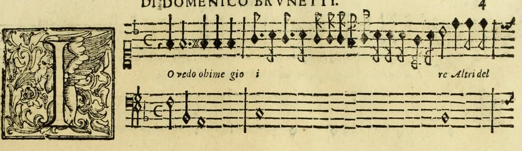 An illustration from L'evterpe, 1606, leaf 11