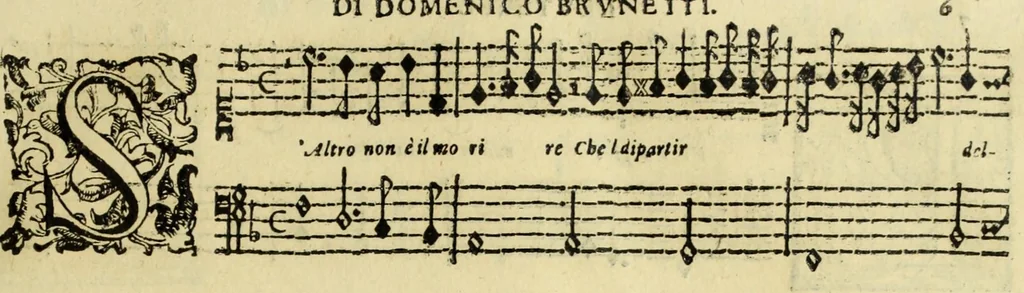 An illustration from L'evterpe, 1606, leaf 13
