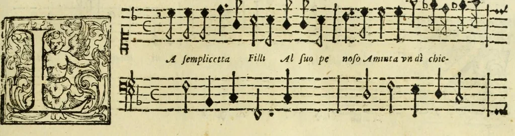 An illustration from L'evterpe, 1606, leaf 15