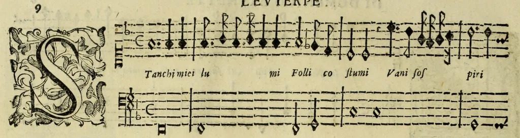 An illustration from L'evterpe, 1606, leaf 16