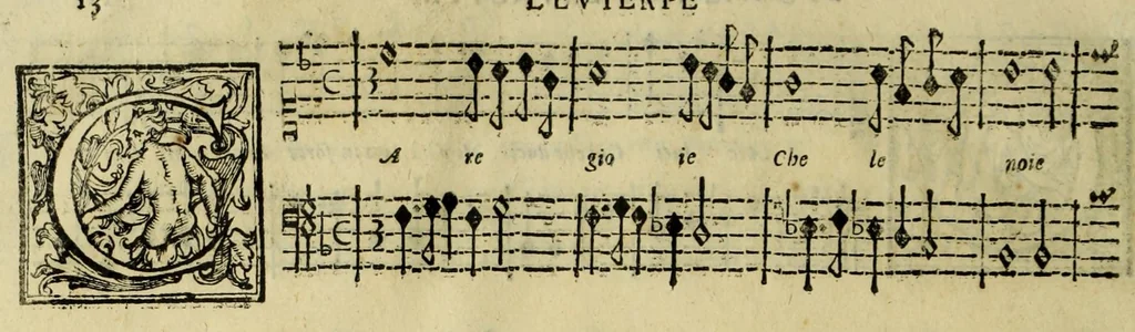 An illustration from L'evterpe, 1606, leaf 20