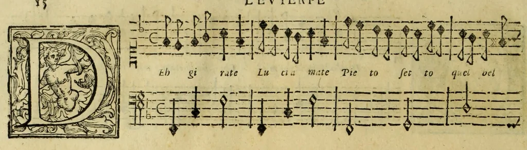 An illustration from L'evterpe, 1606, leaf 22