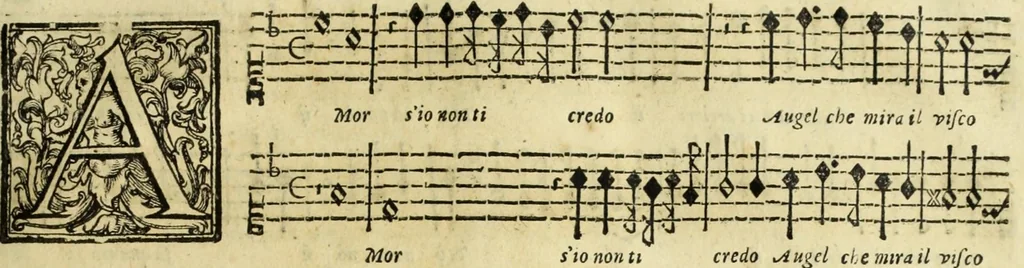 An illustration from L'evterpe, 1606, leaf 37